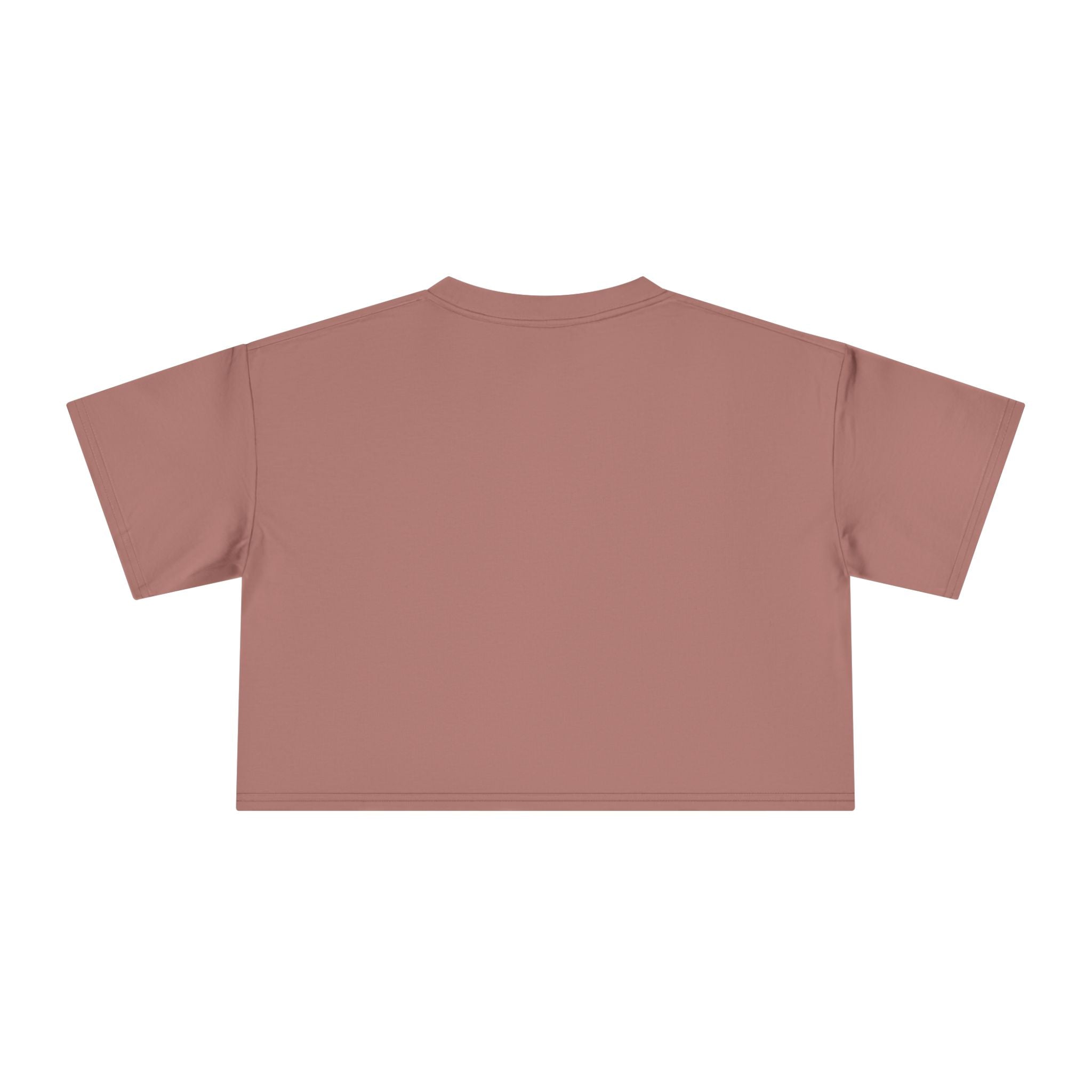 One Love Retro Heart Crop Tee — Women's Peace & Flower Power Graphic