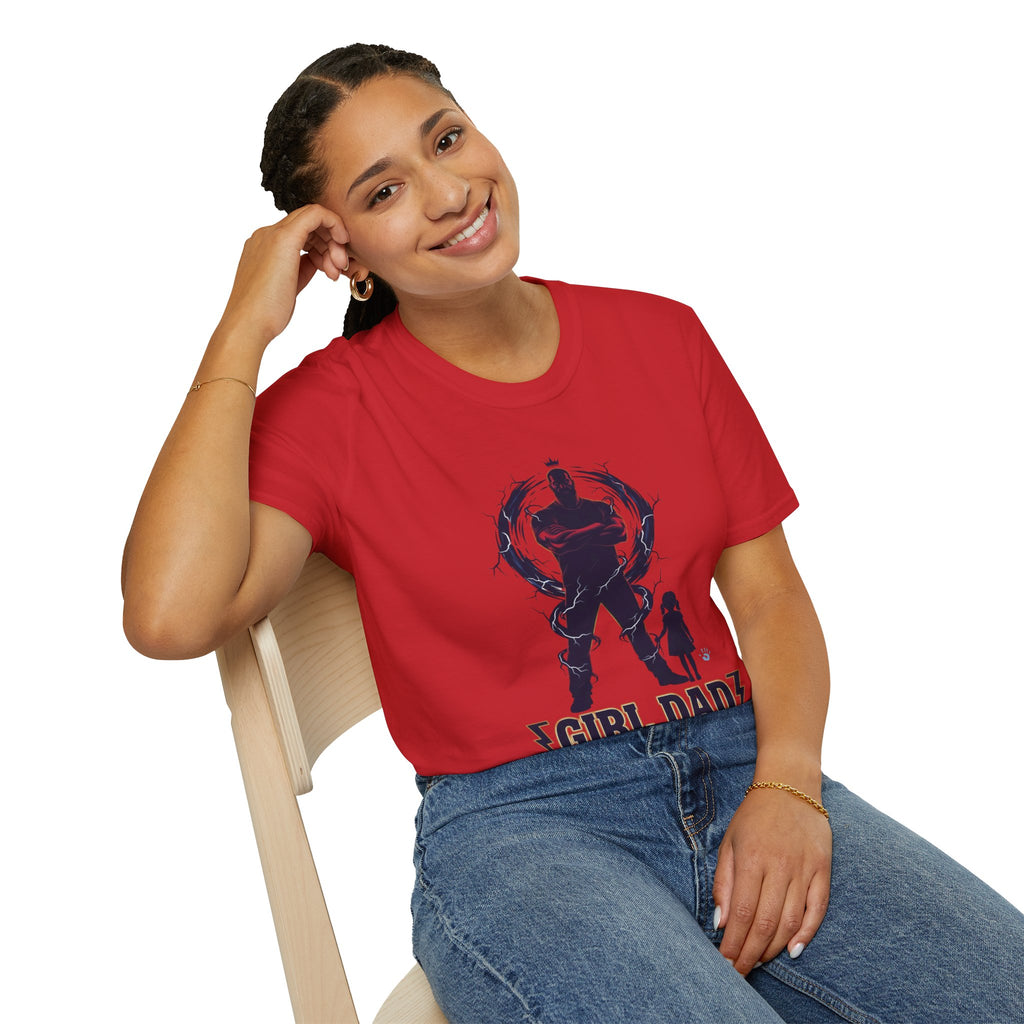 Girl Dad T-Shirt — Father and Daughter Silhouette Graphic Tee