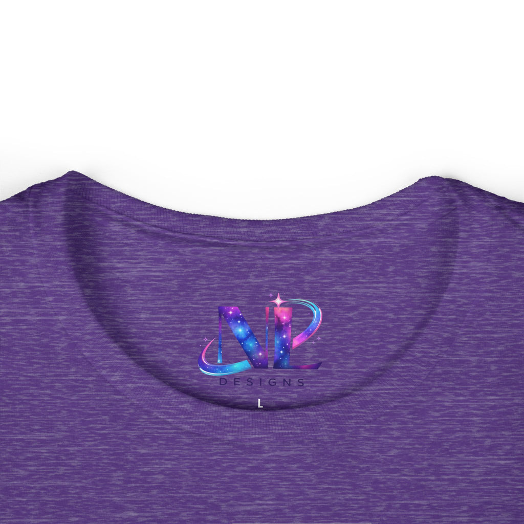 Women's Tee — 'Heat Never Stopped Her' Floral Fire Graphic