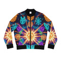 El Universo Taíno Bomber Jacket — Neon Tribal Cosmic Design