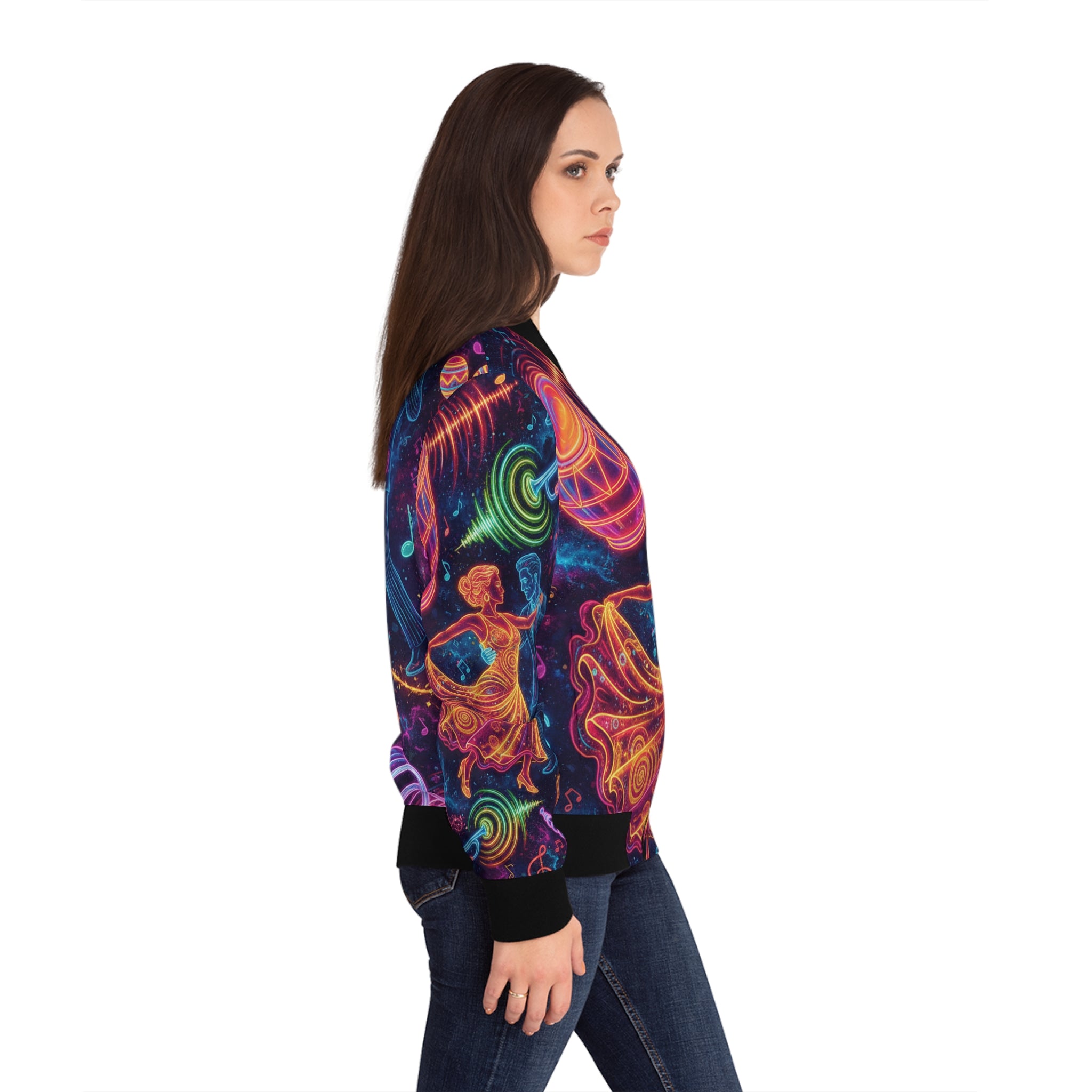 La Música: El Alma de Puerto Rico Bomber Jacket