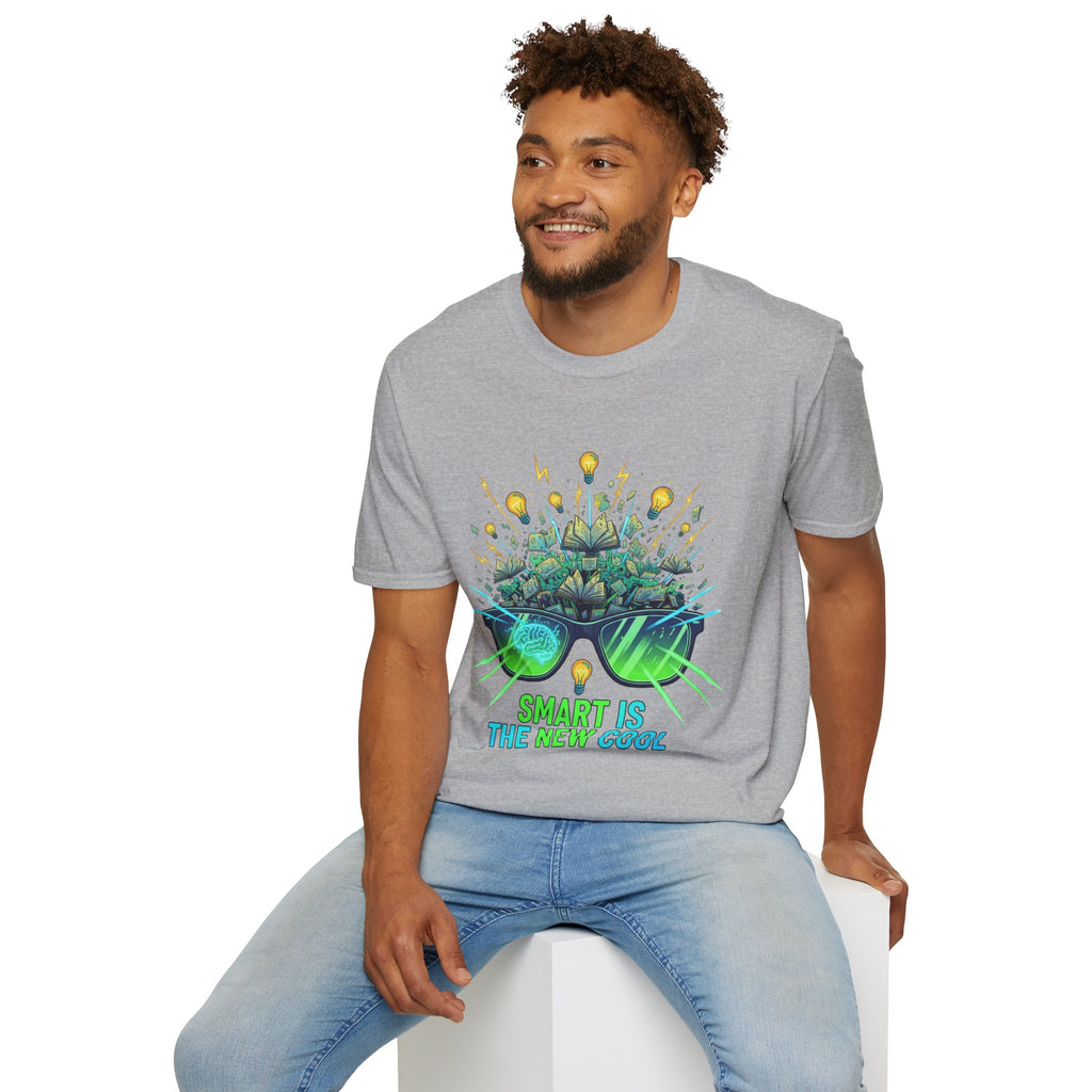 Smart Is The New Cool T-Shirt — Brainy Sunglasses Graphic Tee