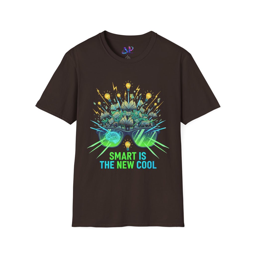 Smart Is The New Cool T-Shirt — Brainy Sunglasses Graphic Tee