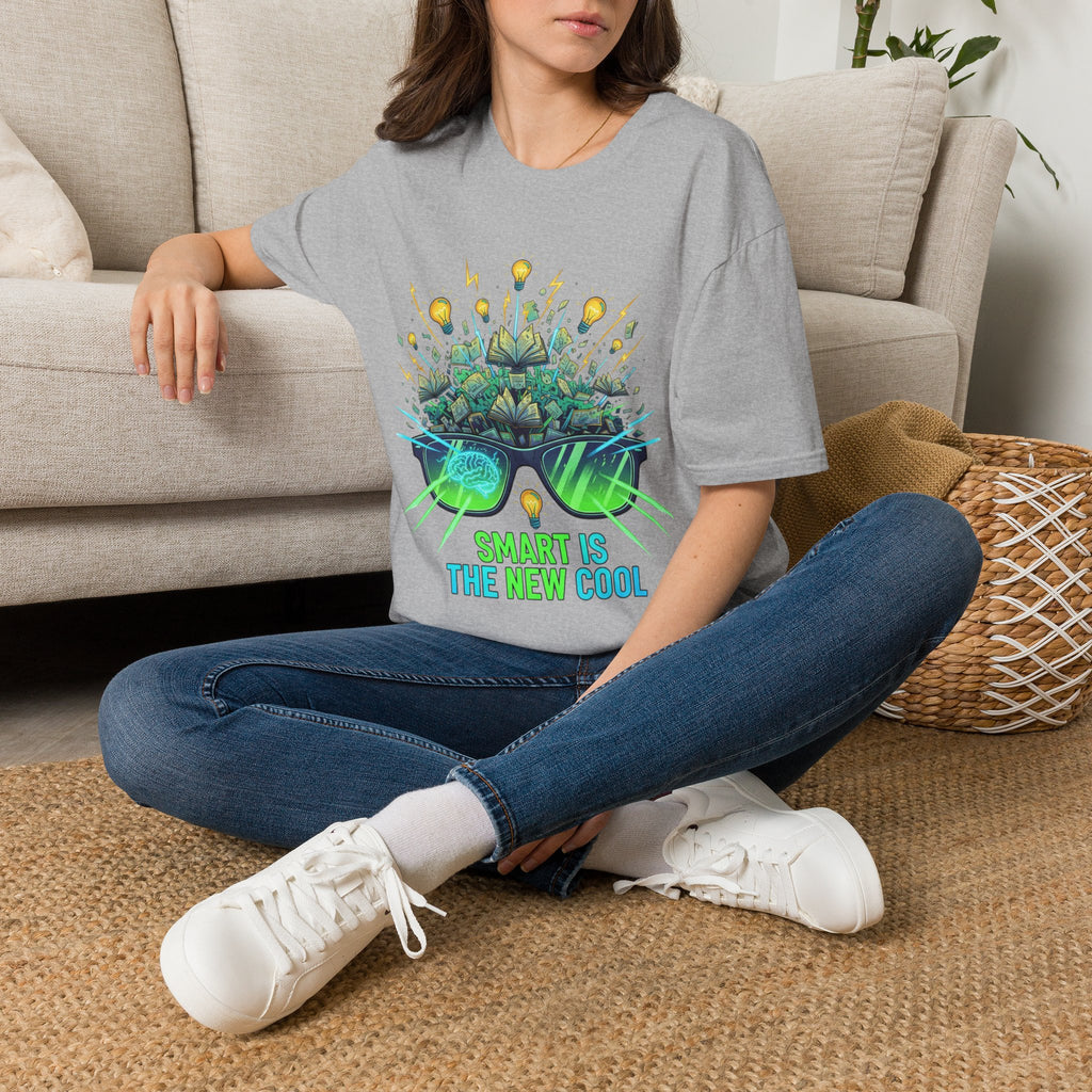 Smart Is The New Cool T-Shirt — Brainy Sunglasses Graphic Tee