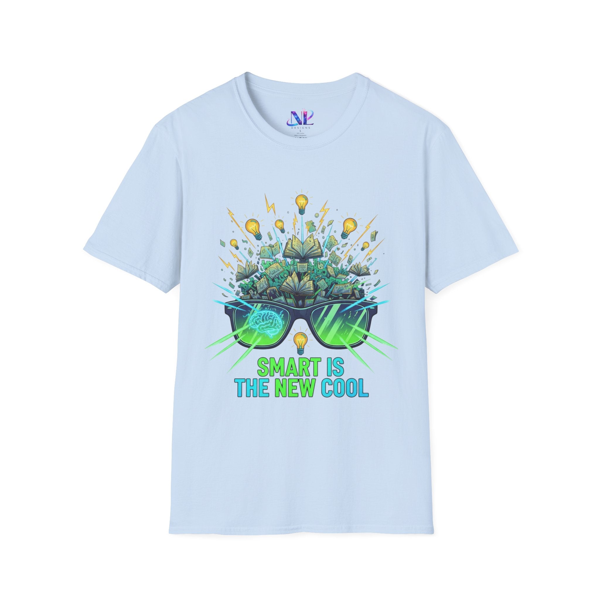 Smart Is The New Cool T-Shirt — Brainy Sunglasses Graphic Tee