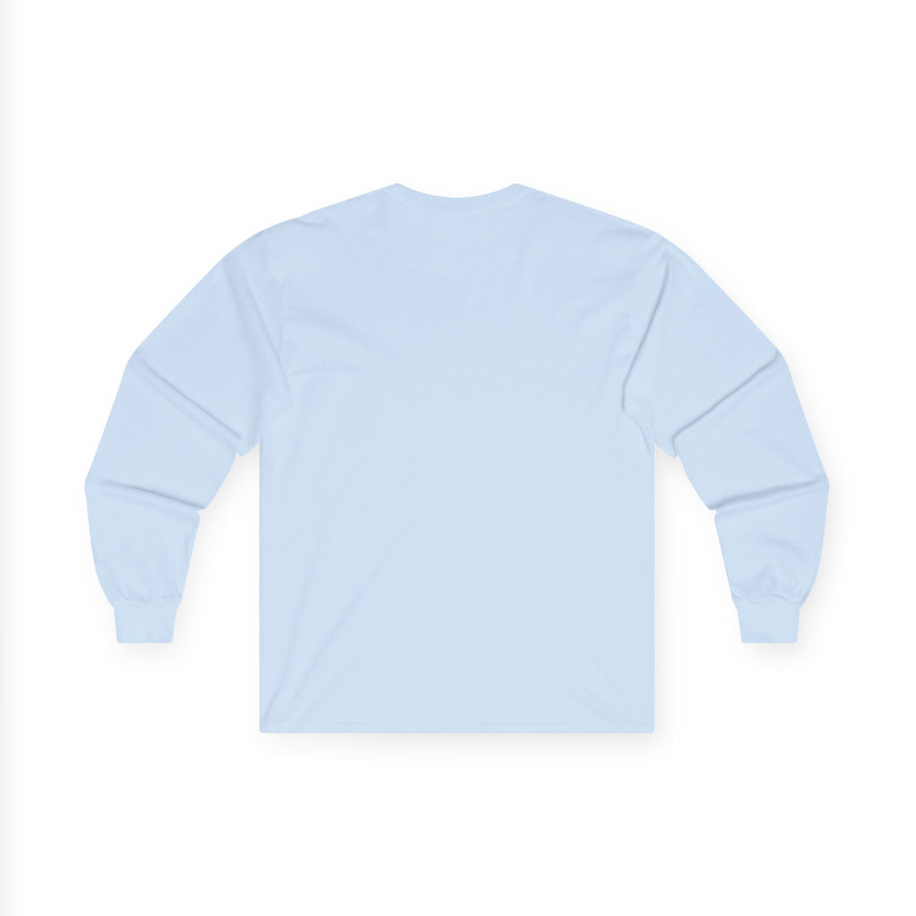 Long Sleeve Tee — Red Rose "Handle With Care" Graphic