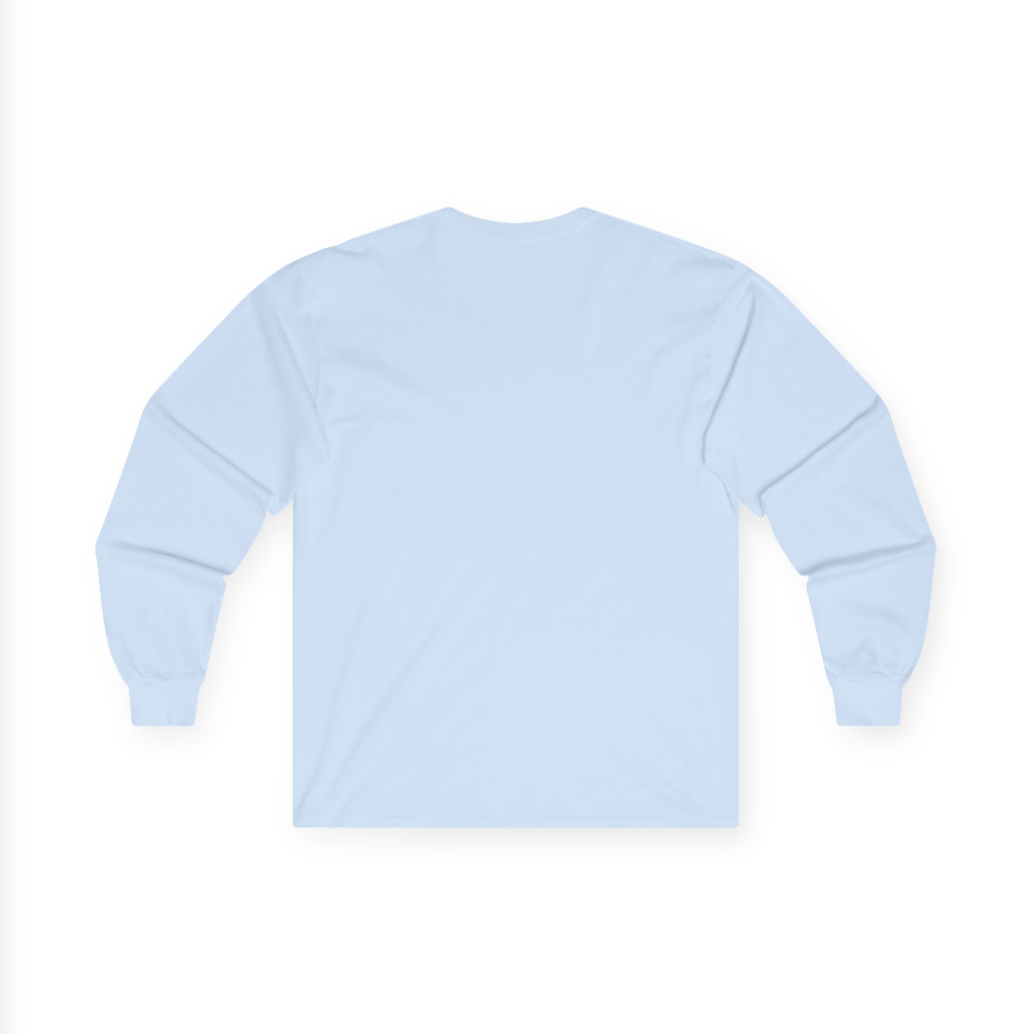 Long Sleeve Tee — Red Rose "Handle With Care" Graphic