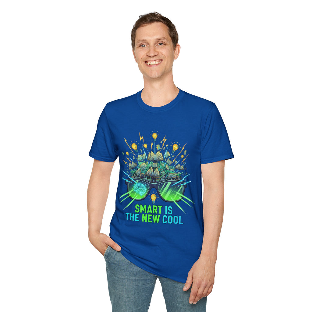 Smart Is The New Cool T-Shirt — Brainy Sunglasses Graphic Tee