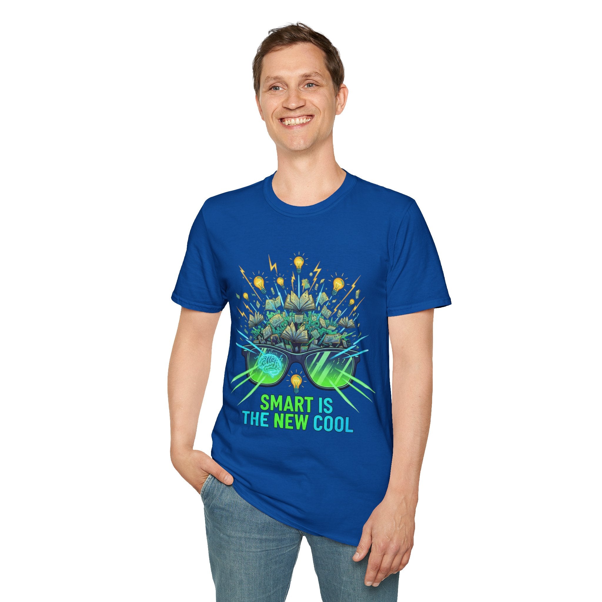 Smart Is The New Cool T-Shirt — Brainy Sunglasses Graphic Tee