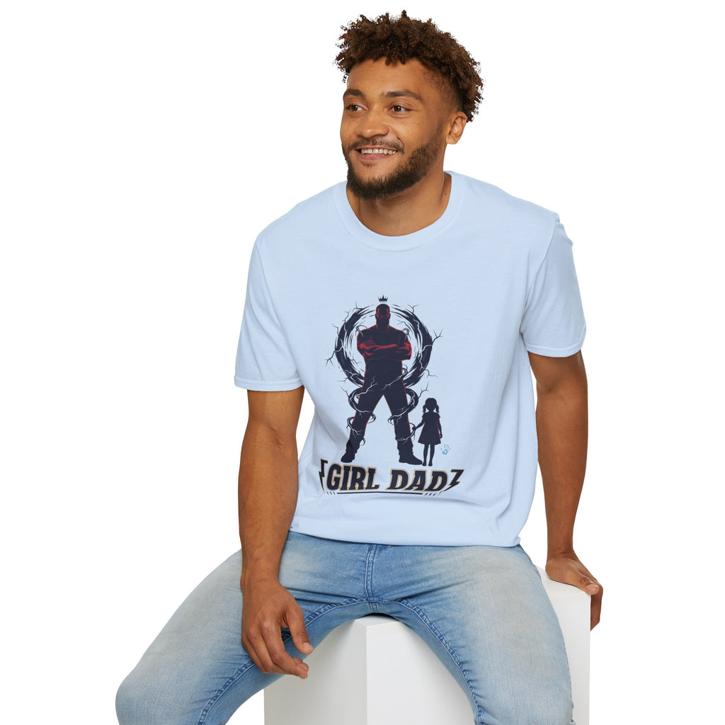 Girl Dad T-Shirt — Father and Daughter Silhouette Graphic Tee