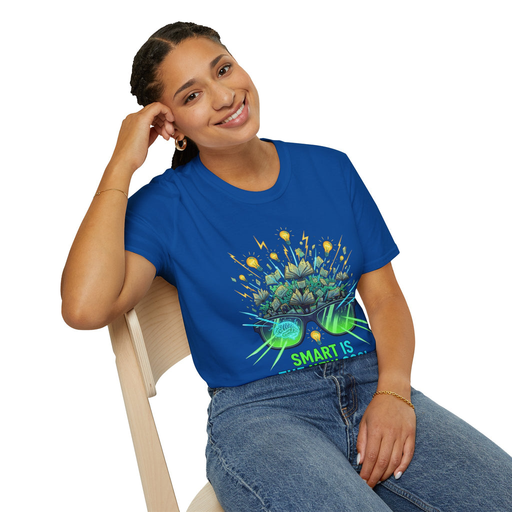 Smart Is The New Cool T-Shirt — Brainy Sunglasses Graphic Tee