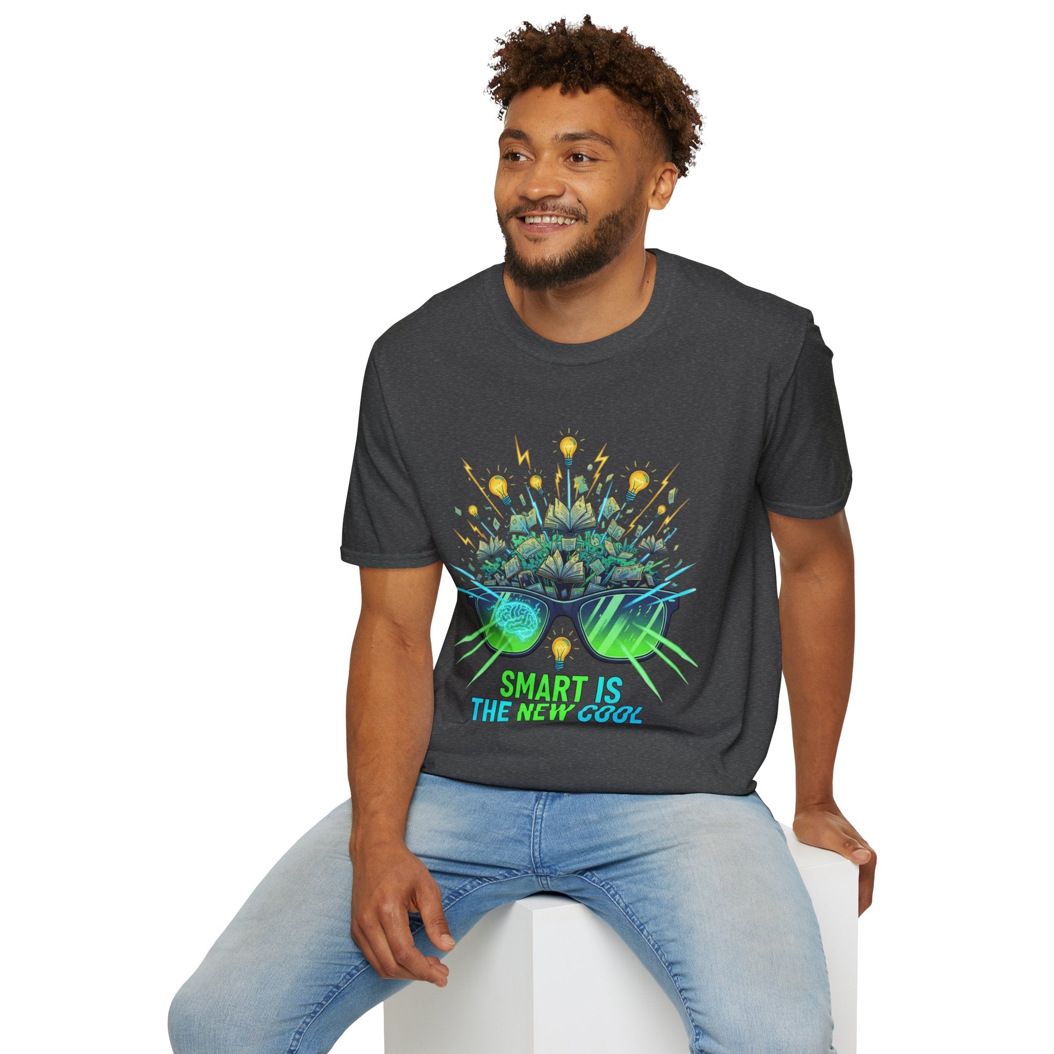 Smart Is The New Cool T-Shirt — Brainy Sunglasses Graphic Tee