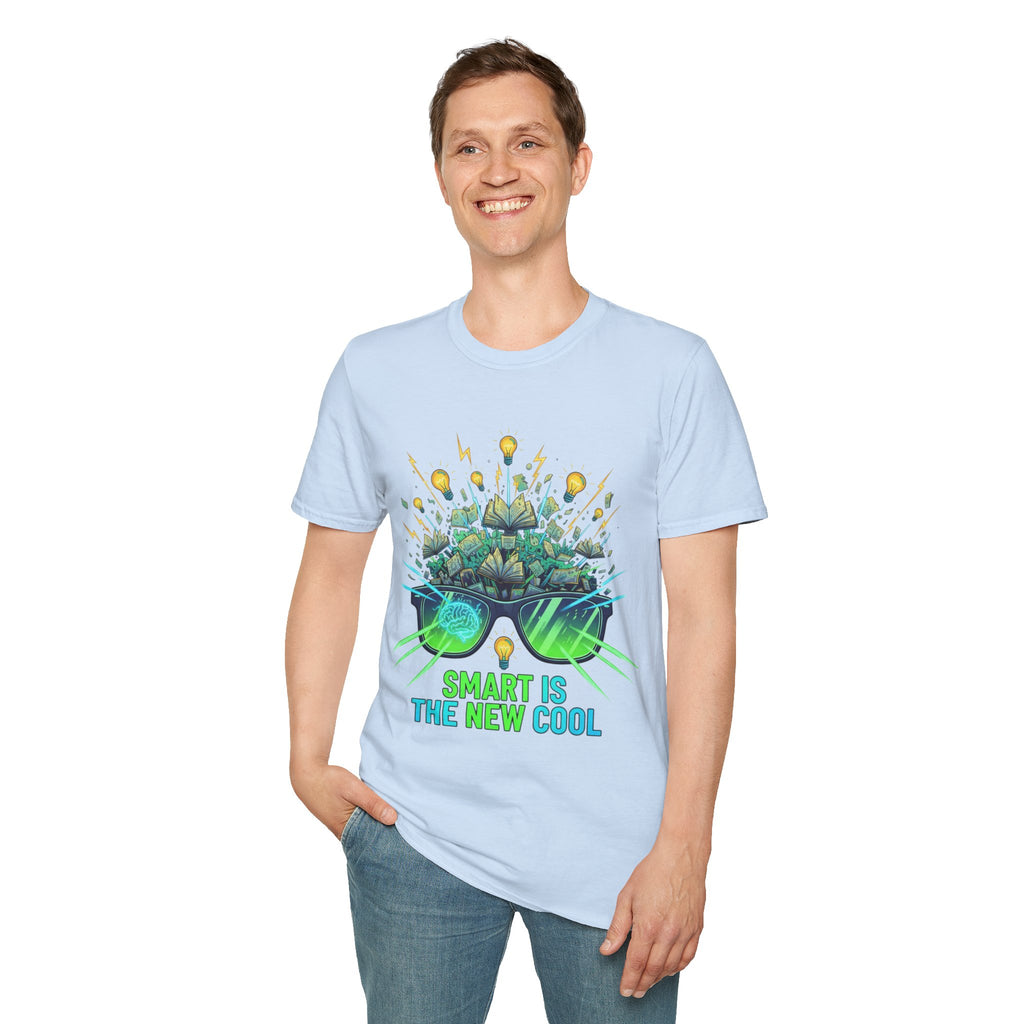 Smart Is The New Cool T-Shirt — Brainy Sunglasses Graphic Tee