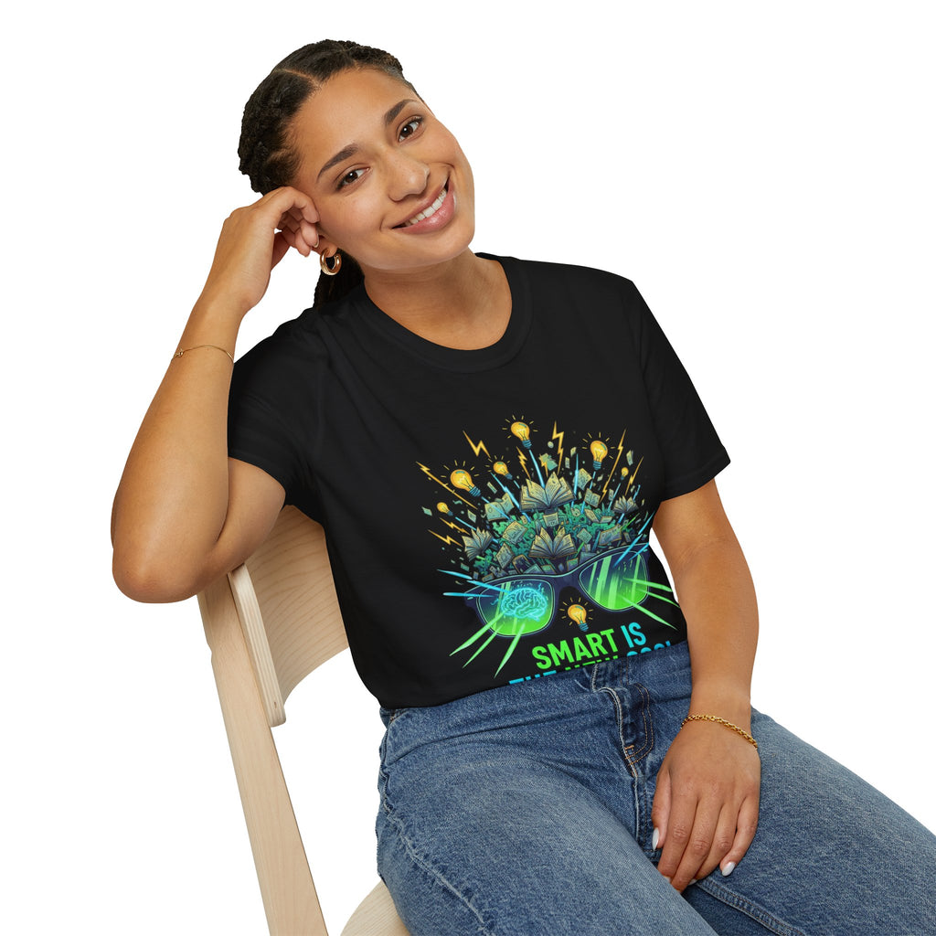Smart Is The New Cool T-Shirt — Brainy Sunglasses Graphic Tee