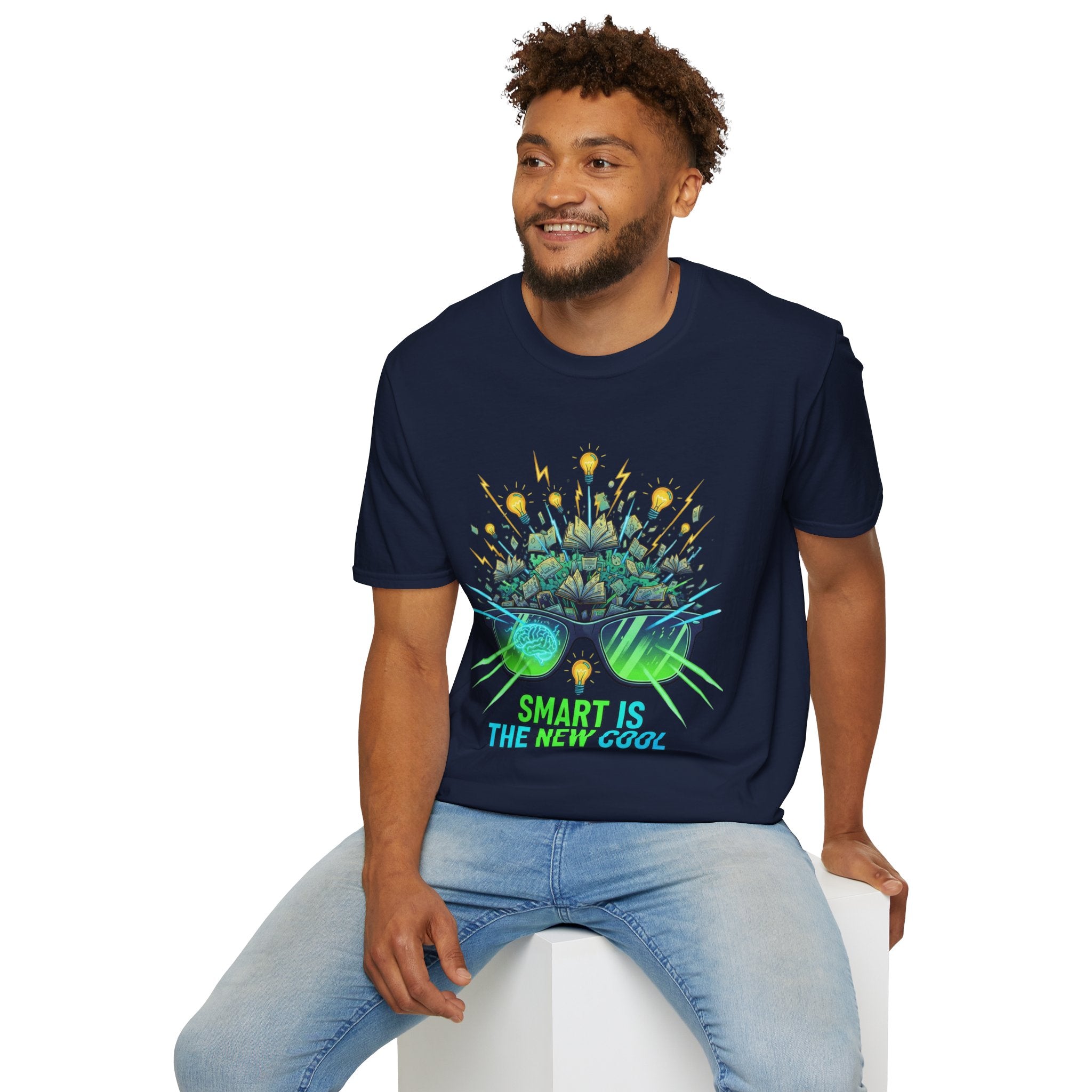 Smart Is The New Cool T-Shirt — Brainy Sunglasses Graphic Tee