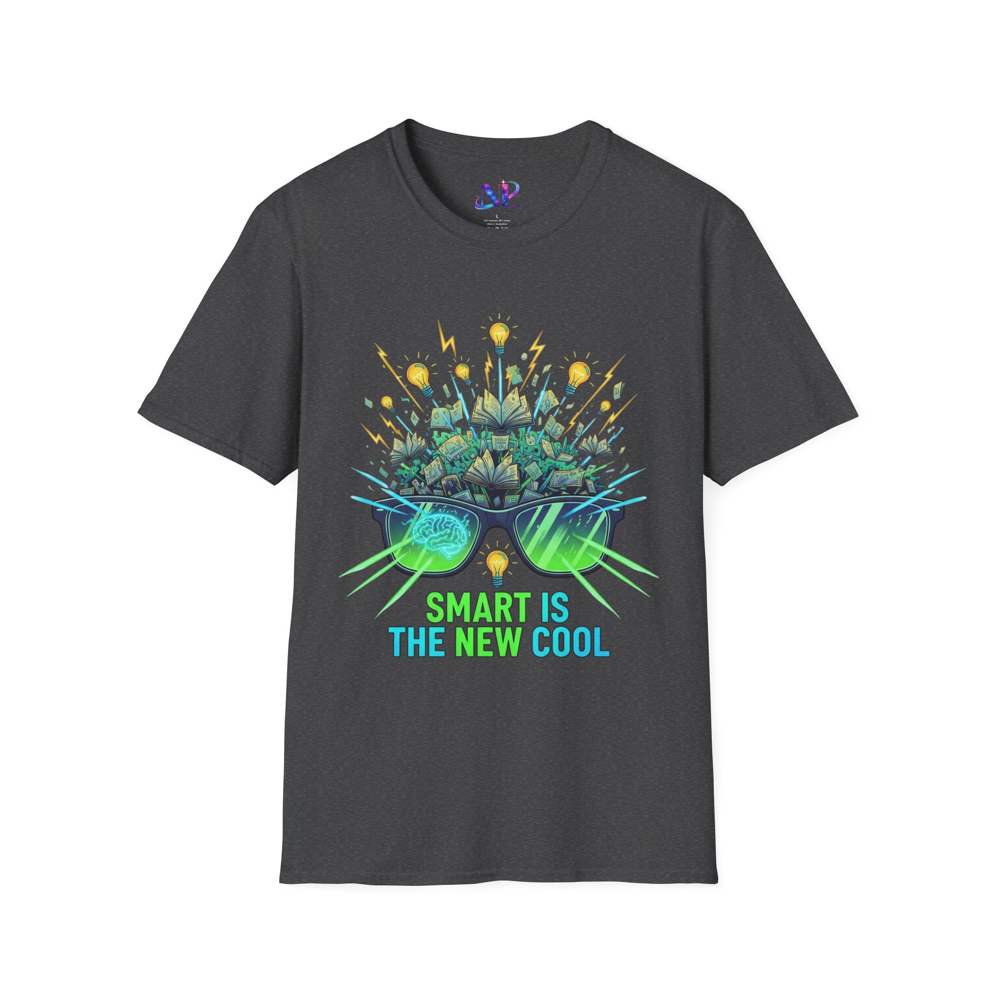 Smart Is The New Cool T-Shirt — Brainy Sunglasses Graphic Tee
