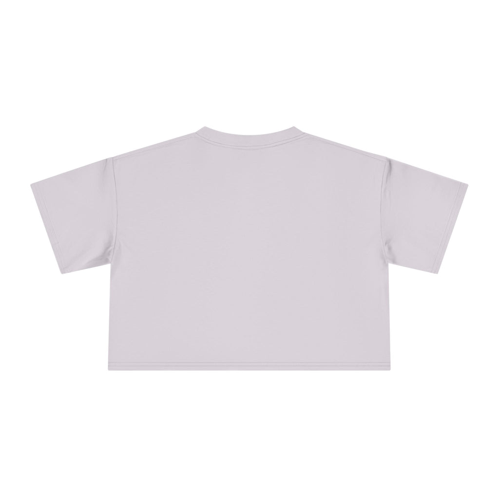 One Love Retro Heart Crop Tee — Women's Peace & Flower Power Graphic