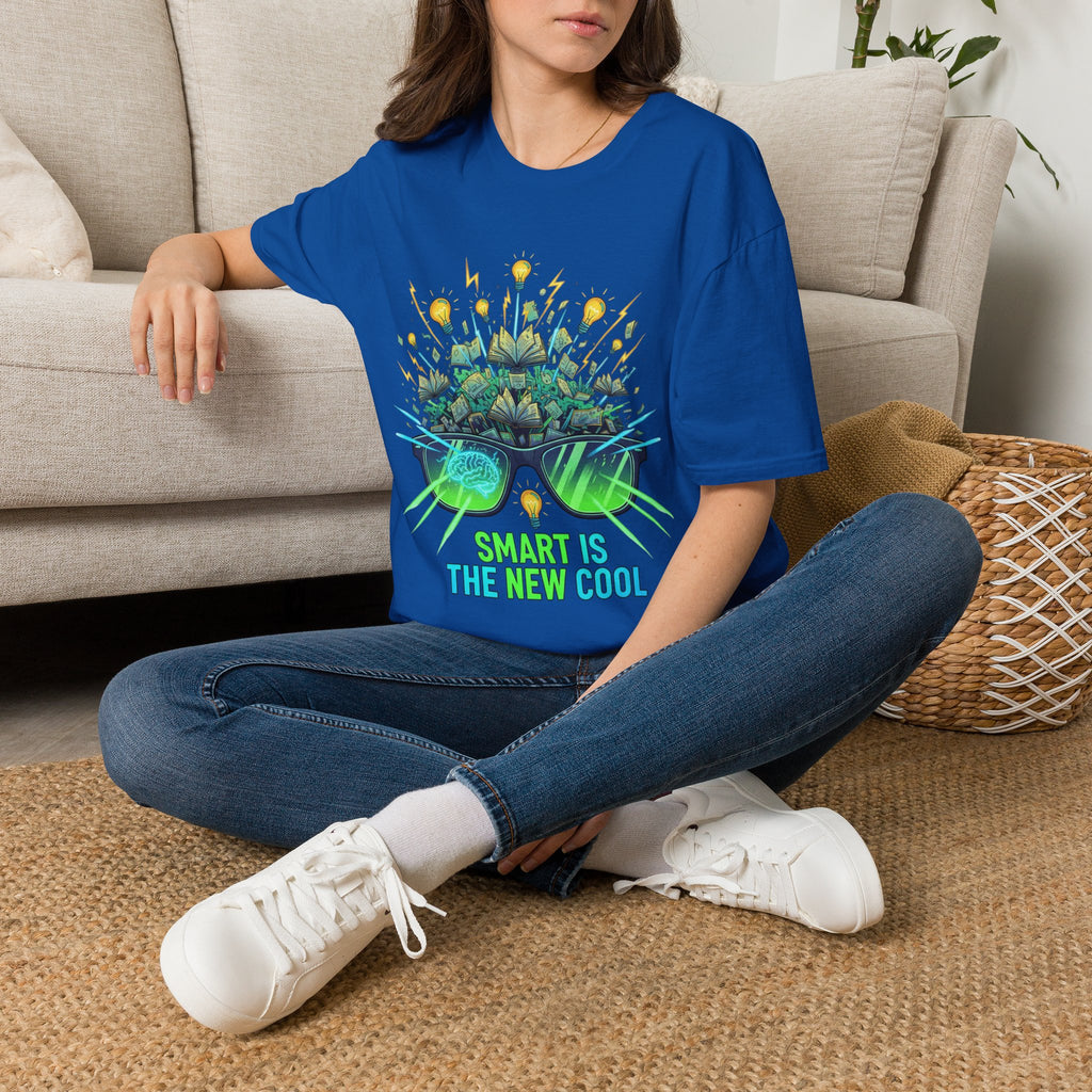Smart Is The New Cool T-Shirt — Brainy Sunglasses Graphic Tee