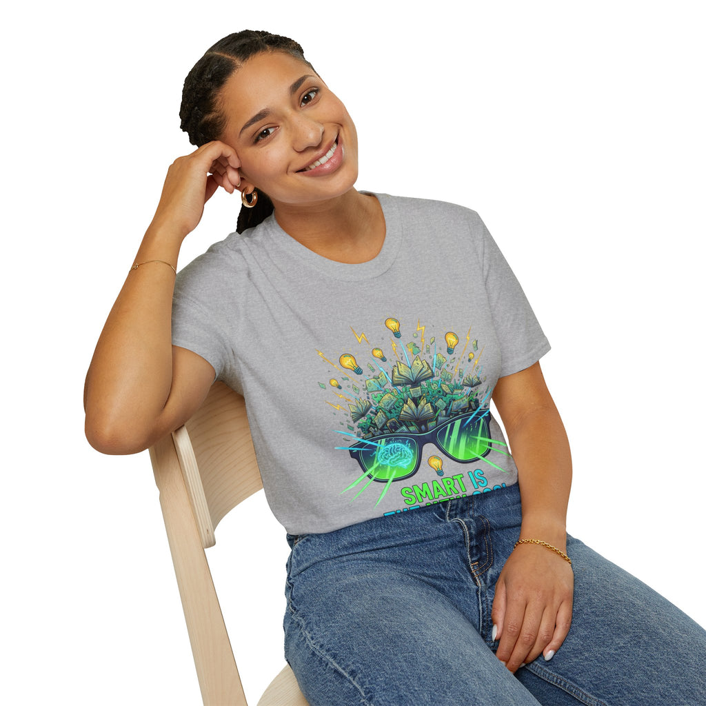 Smart Is The New Cool T-Shirt — Brainy Sunglasses Graphic Tee