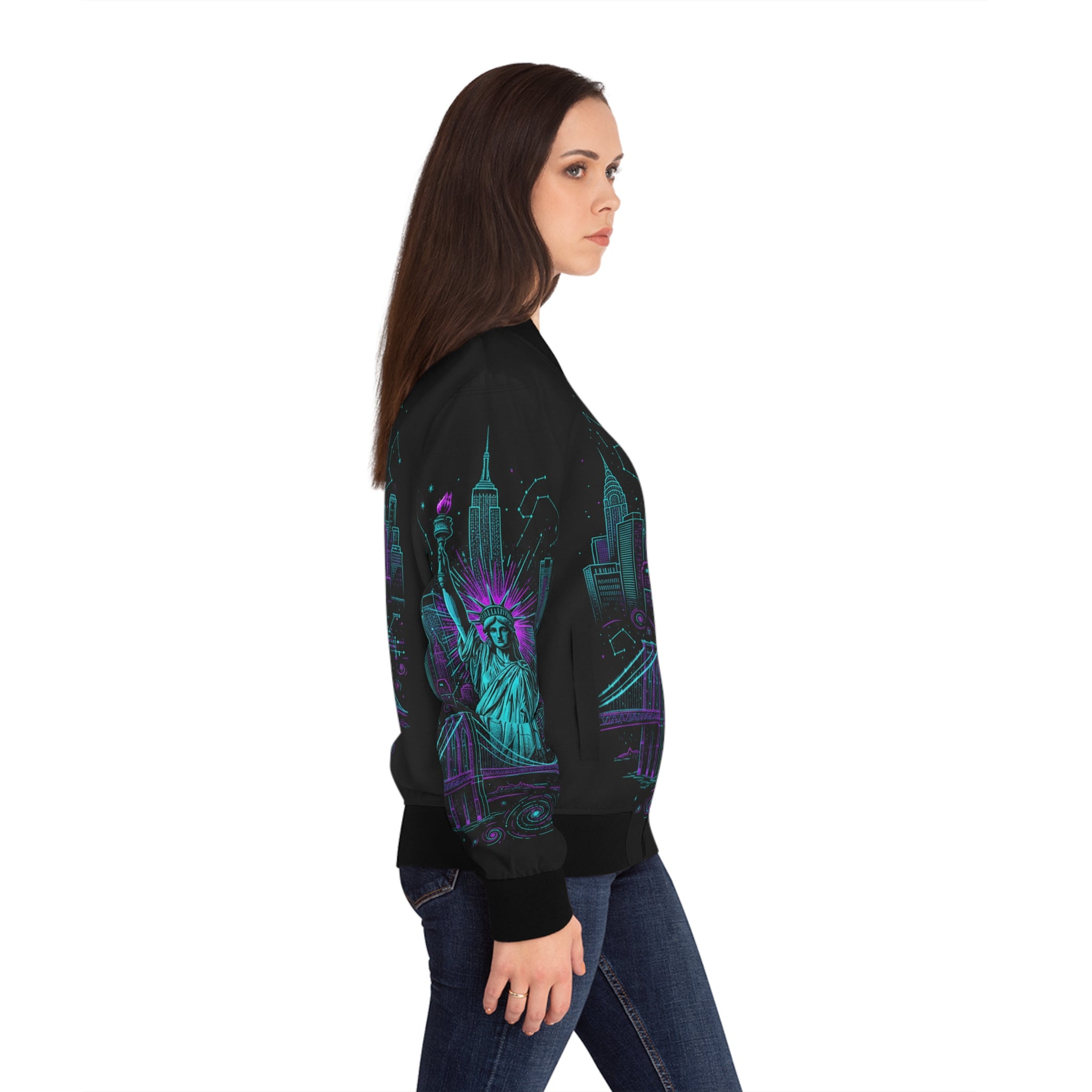 Lady Liberty Bomber Jacket