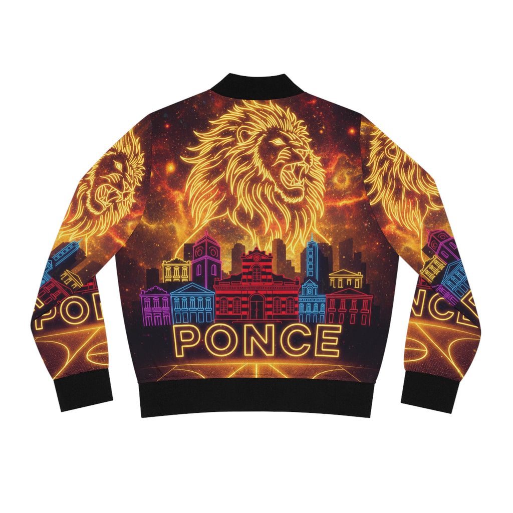 Ponce: La Ciudad Señorial Bomber Jacket — Women's City Pride All-Over Print