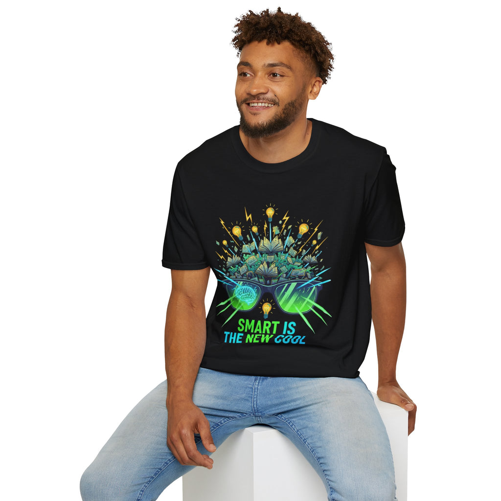 Smart Is The New Cool T-Shirt — Brainy Sunglasses Graphic Tee