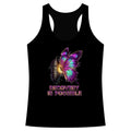 Recovery Is Possible Butterfly Tank Top — Inspirational Women's Racerback