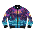 Quebradillas: El Pirata Cósmico Bomber Jacket — 'Quebradillas' Neon Nautical Design