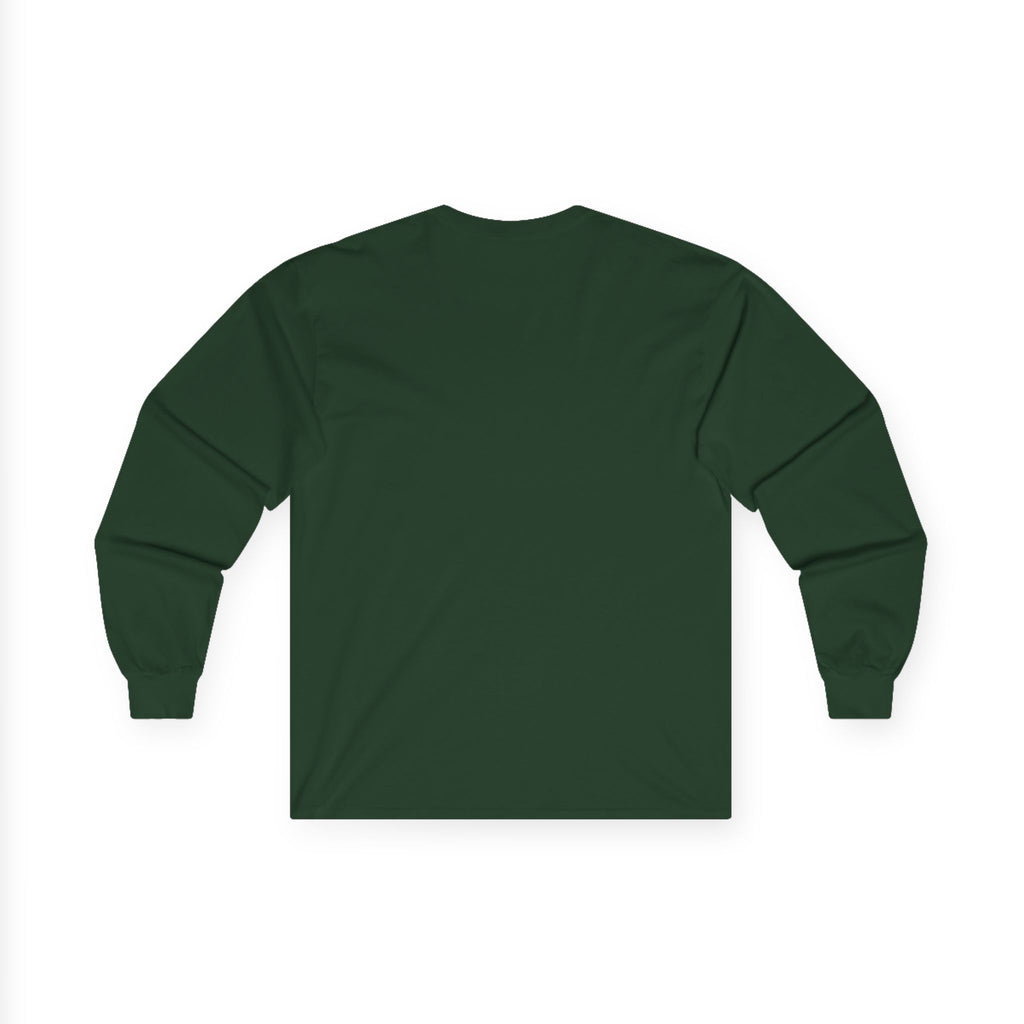 Long Sleeve Tee — Red Rose "Handle With Care" Graphic