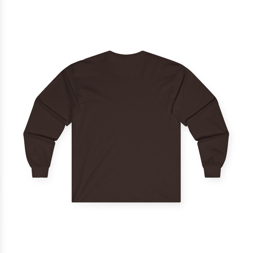 Long Sleeve Tee — Red Rose "Handle With Care" Graphic