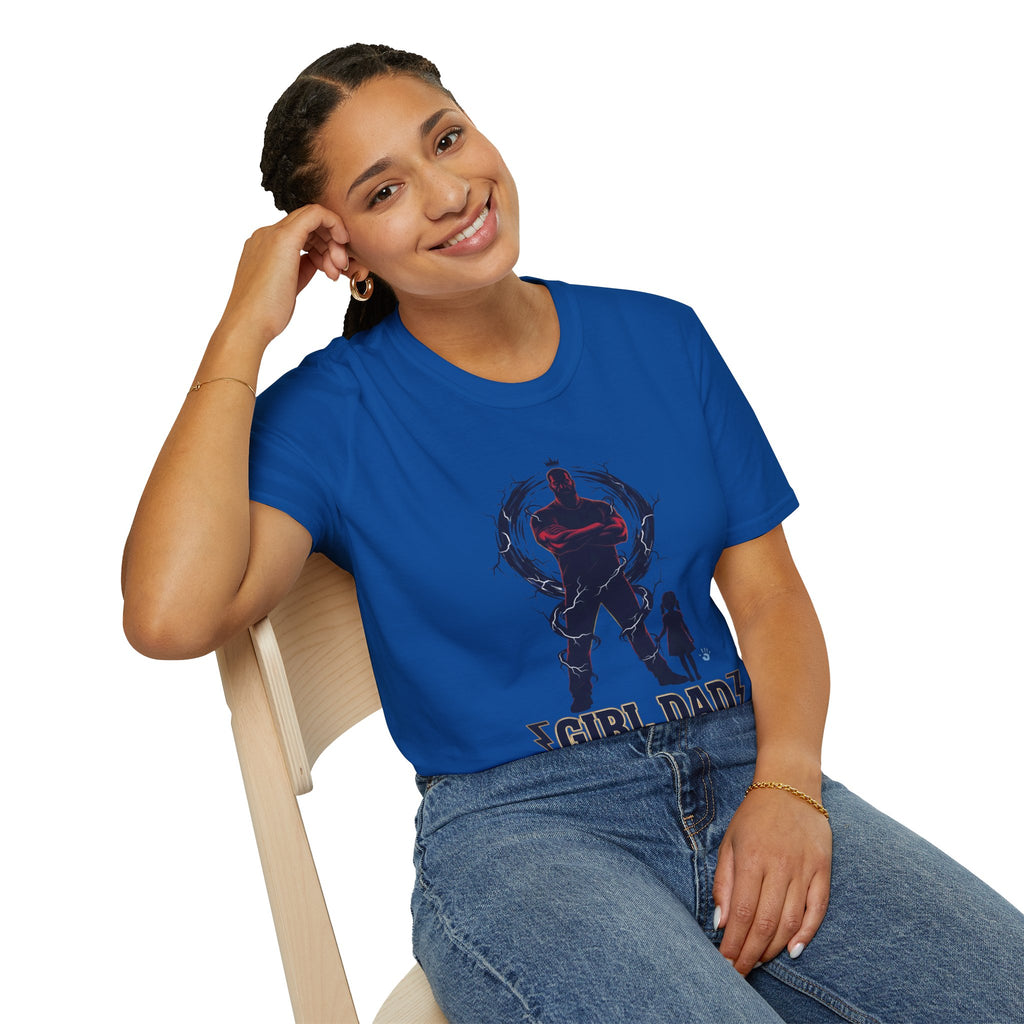 Girl Dad T-Shirt — Father and Daughter Silhouette Graphic Tee