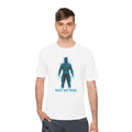 Built Not Born Athletic Tee — Cyber Soldier Graphic Moisture‑Wicking Shirt