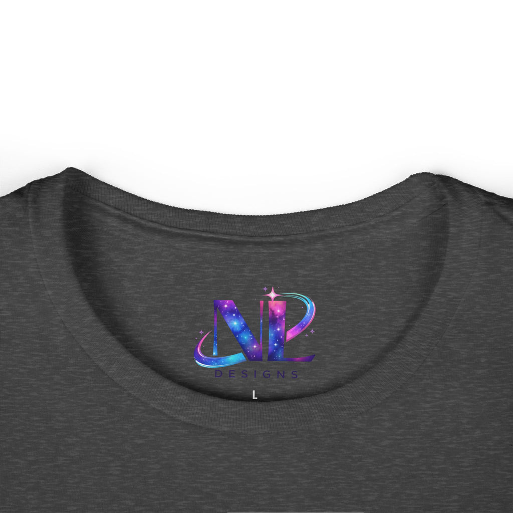 Women's Tee — 'Heat Never Stopped Her' Floral Fire Graphic