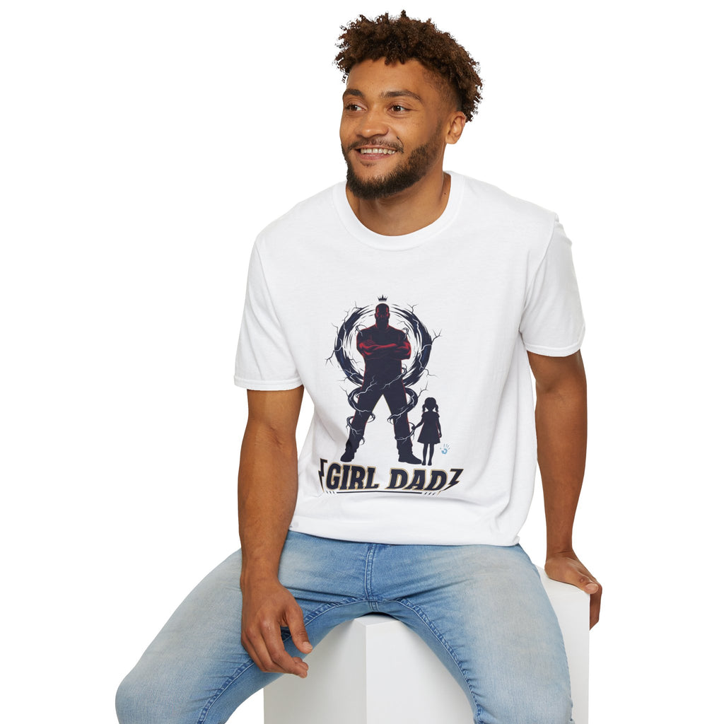 Girl Dad T-Shirt — Father and Daughter Silhouette Graphic Tee