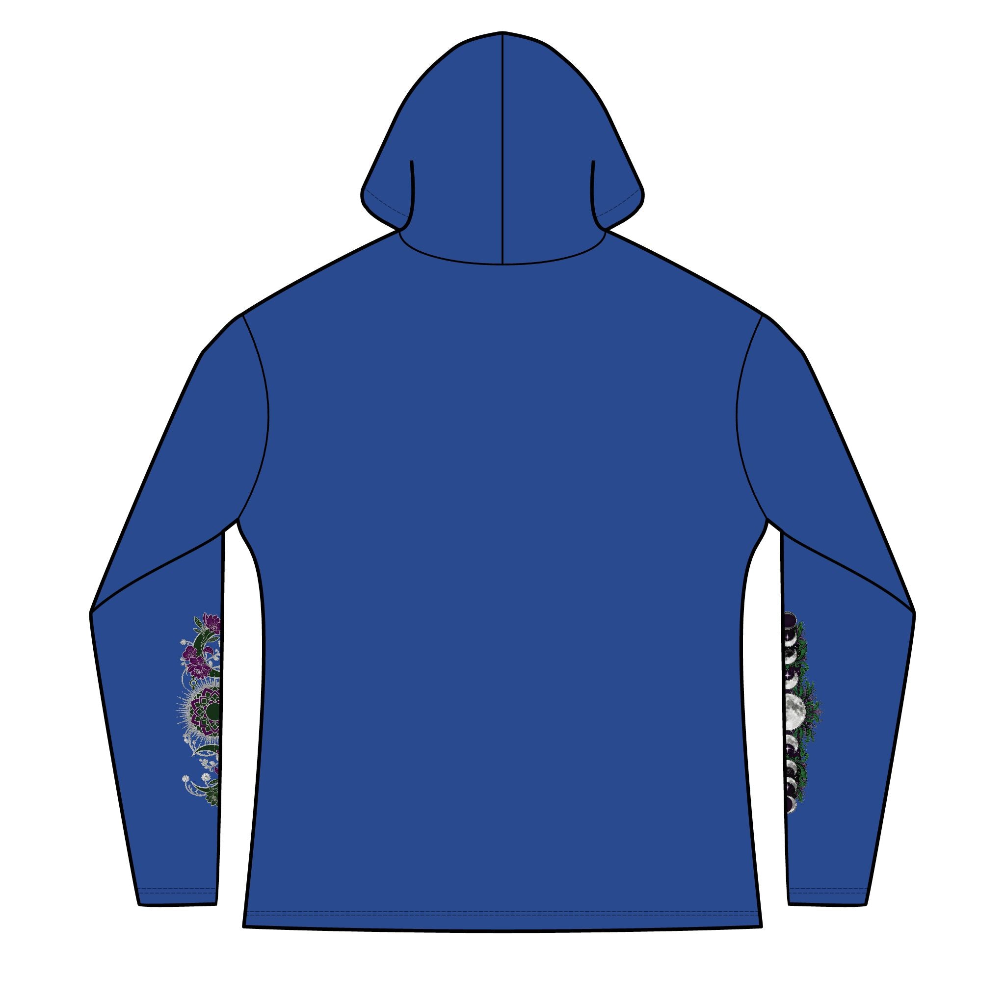 Divine Feminine Hoodie — Women's Spiritual Goddess Winged Caduceus Design