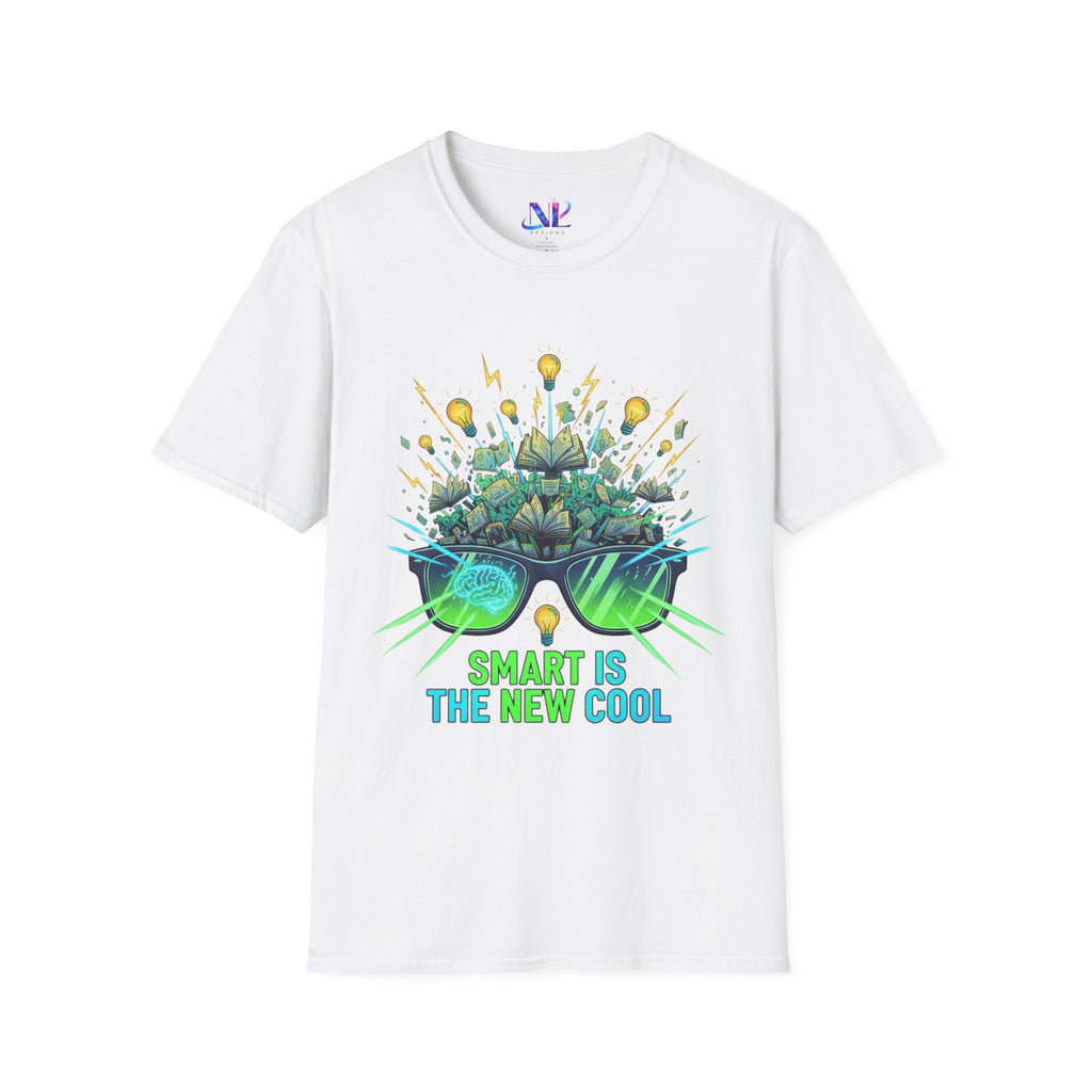 Smart Is The New Cool T-Shirt — Brainy Sunglasses Graphic Tee