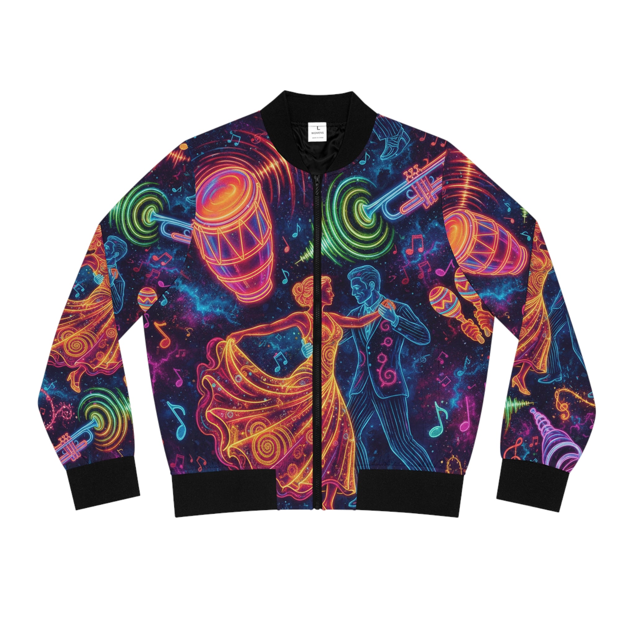 La Música: El Alma de Puerto Rico Bomber Jacket