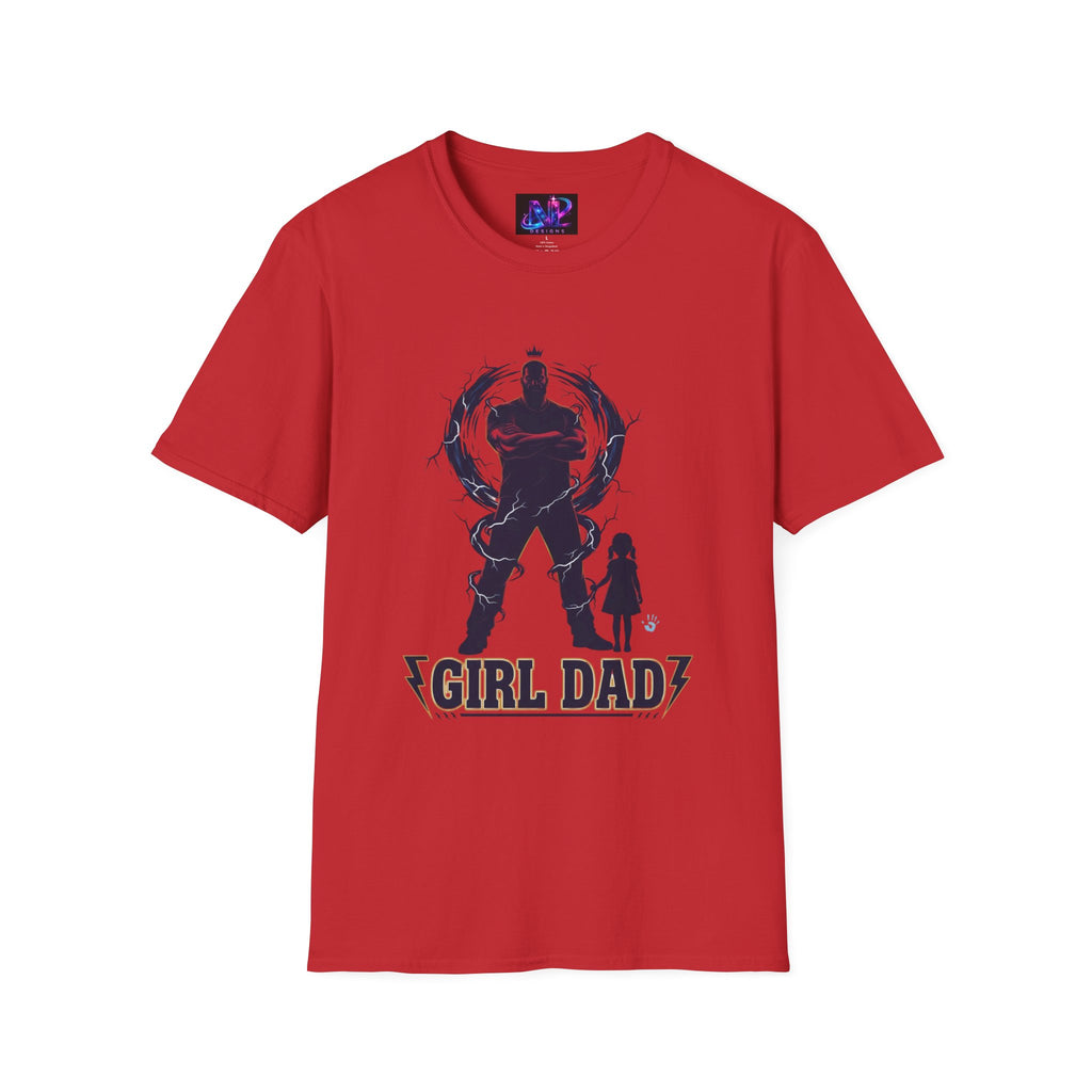 Girl Dad T-Shirt — Father and Daughter Silhouette Graphic Tee