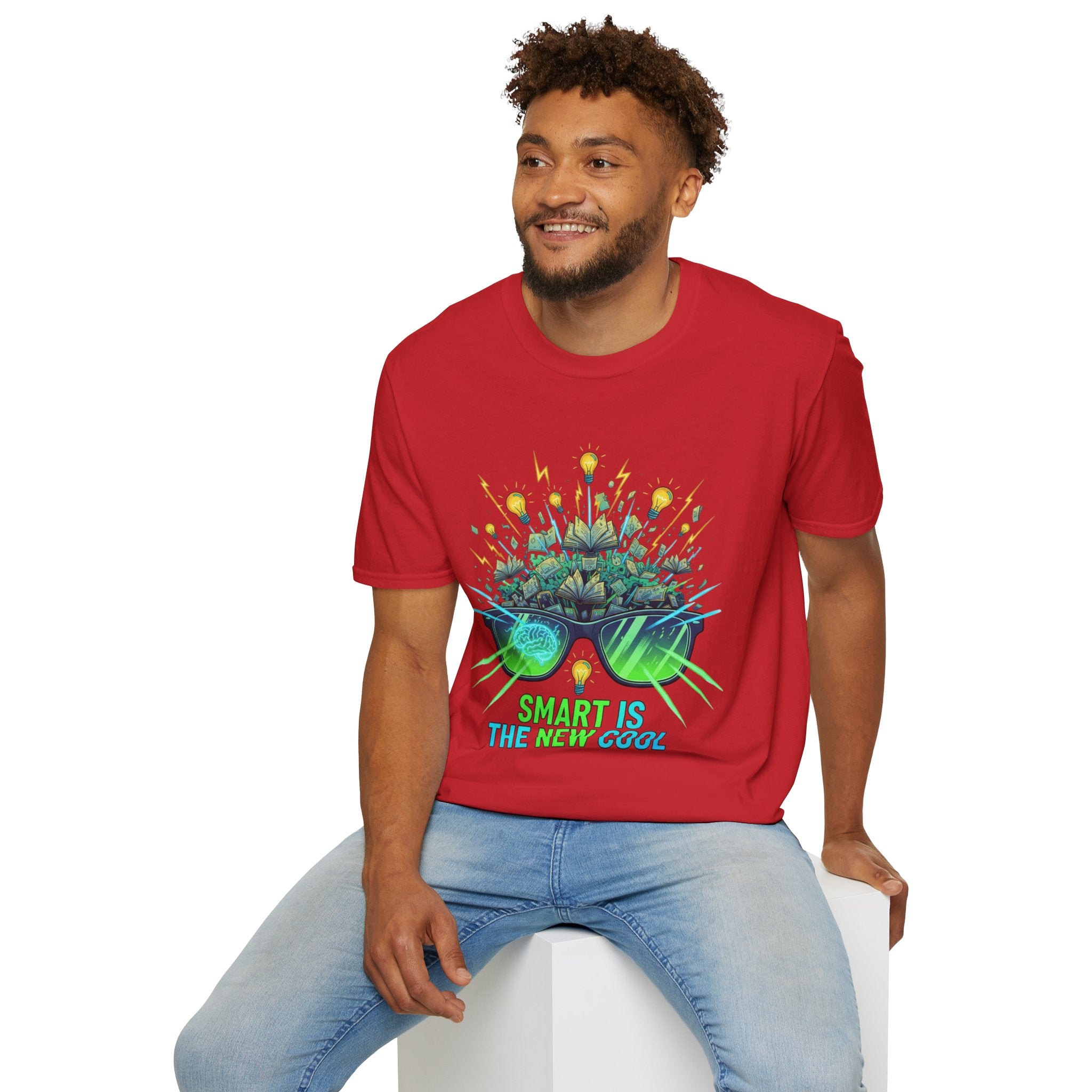 Smart Is The New Cool T-Shirt — Brainy Sunglasses Graphic Tee