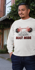 Beast Mode Long Sleeve Shirt — Weightlifting Gym Tee