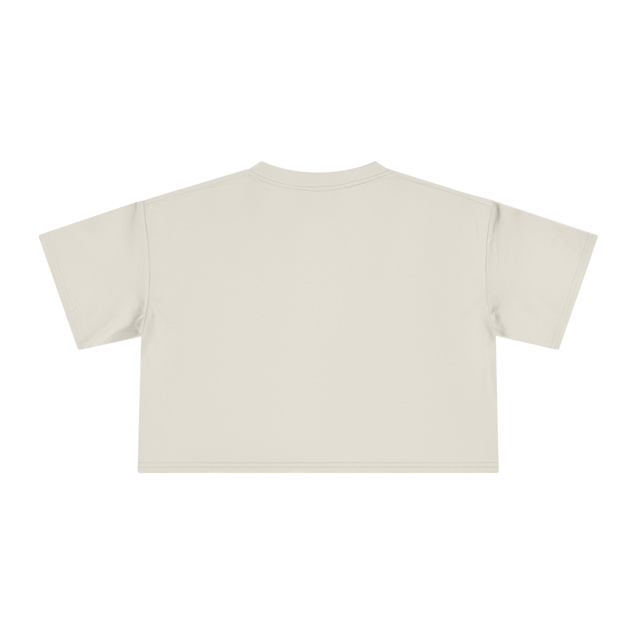 One Love Retro Heart Crop Tee — Women's Peace & Flower Power Graphic