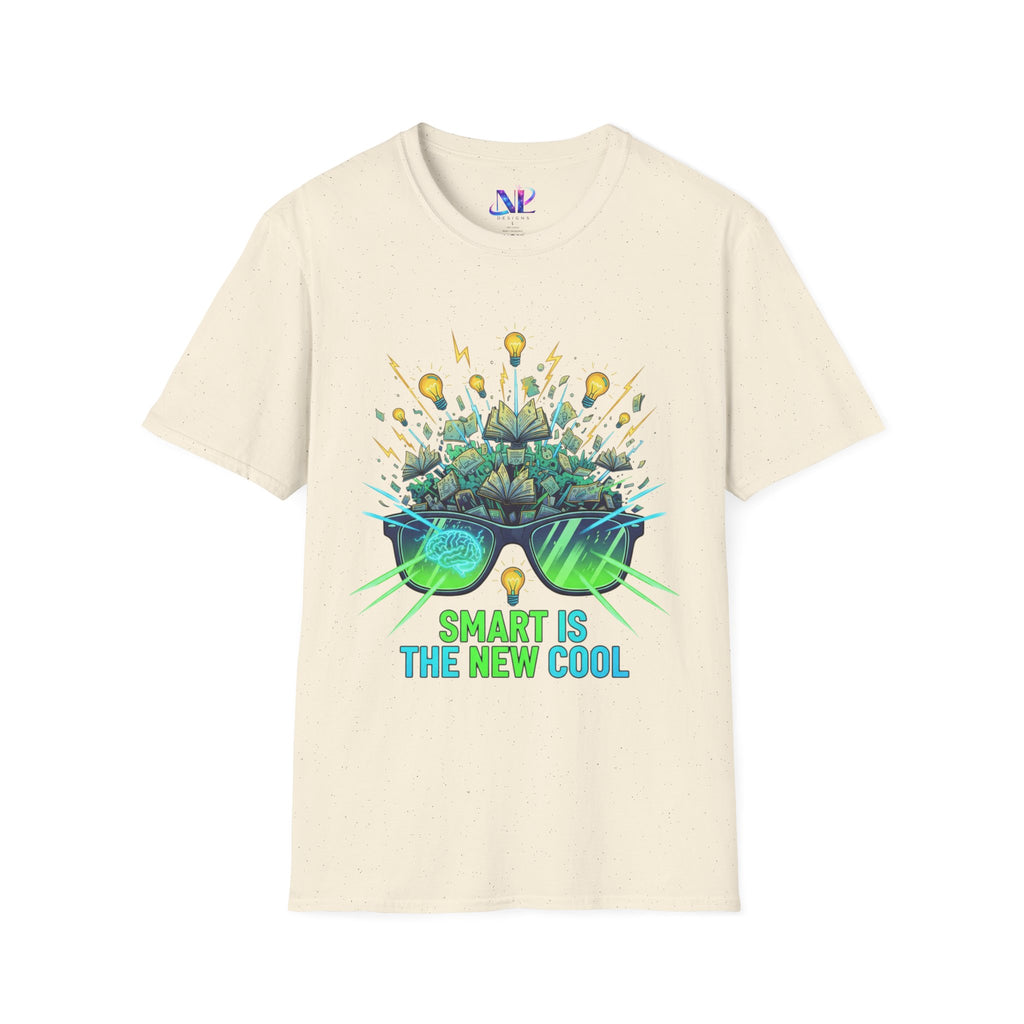 Smart Is The New Cool T-Shirt — Brainy Sunglasses Graphic Tee