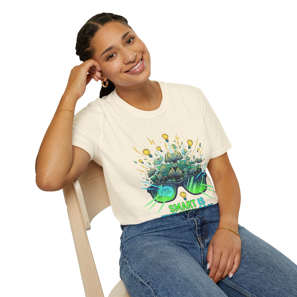 Smart Is The New Cool T-Shirt — Brainy Sunglasses Graphic Tee