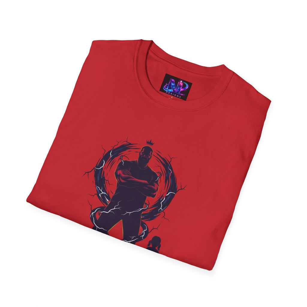 Girl Dad T-Shirt — Father and Daughter Silhouette Graphic Tee