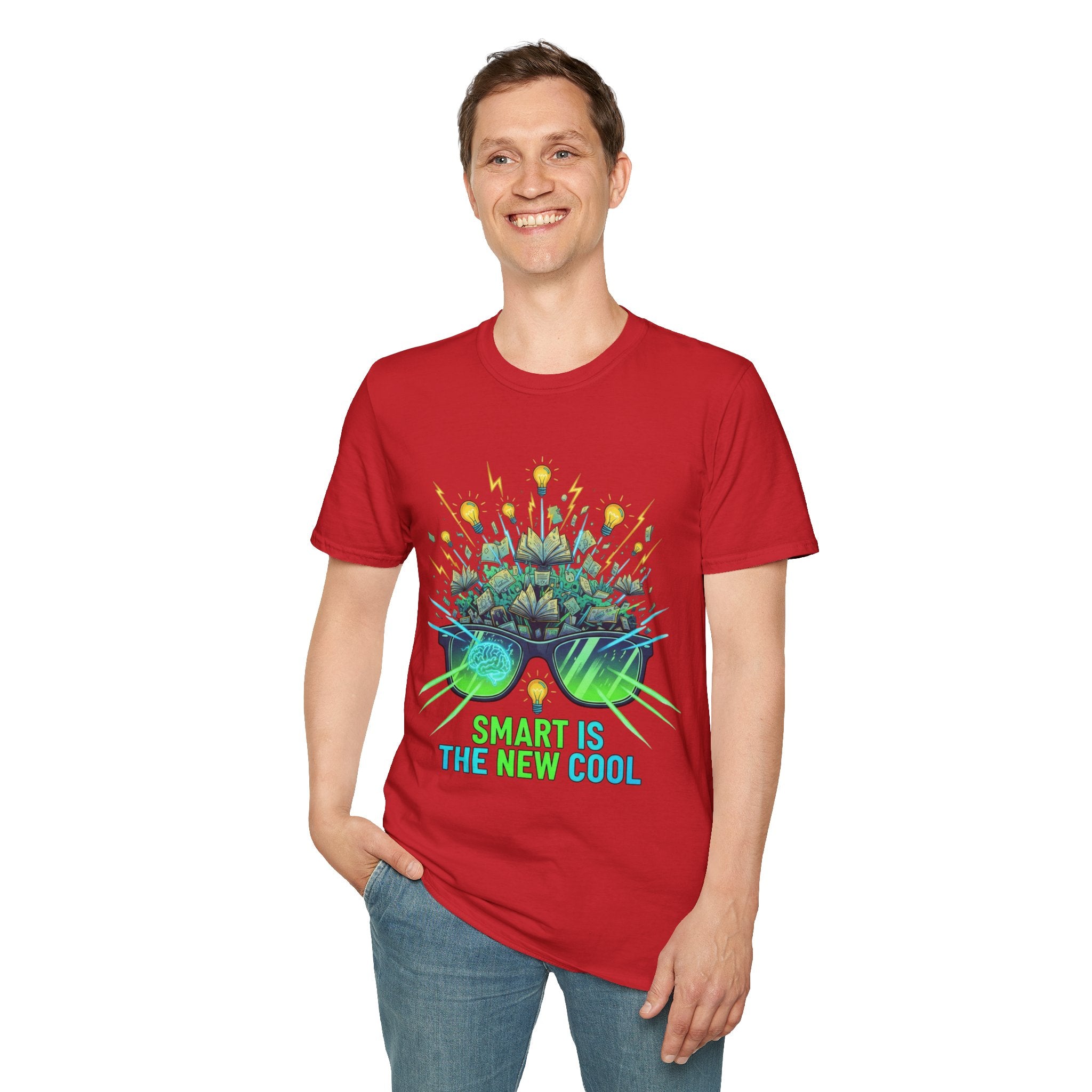 Smart Is The New Cool T-Shirt — Brainy Sunglasses Graphic Tee