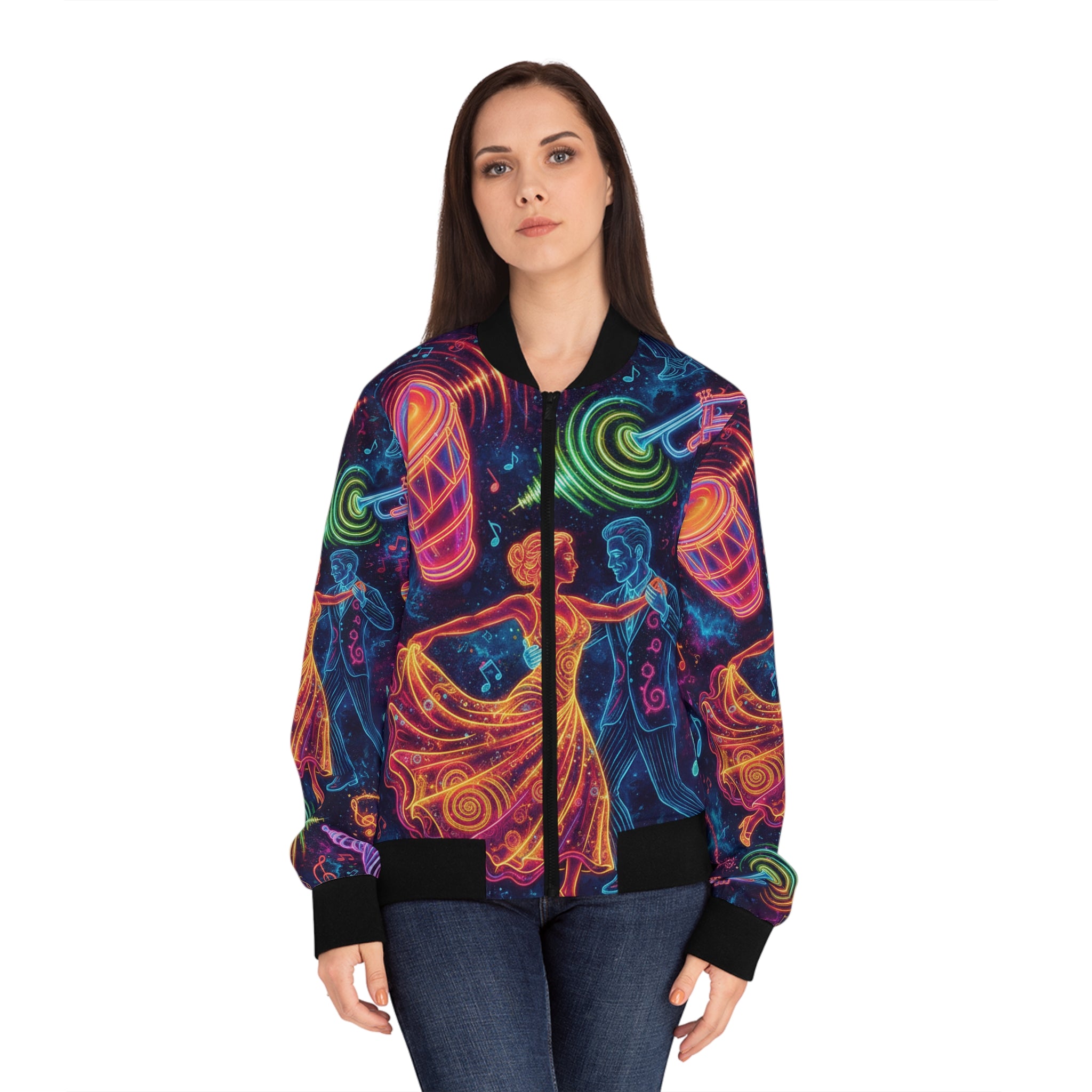 La Música: El Alma de Puerto Rico Bomber Jacket