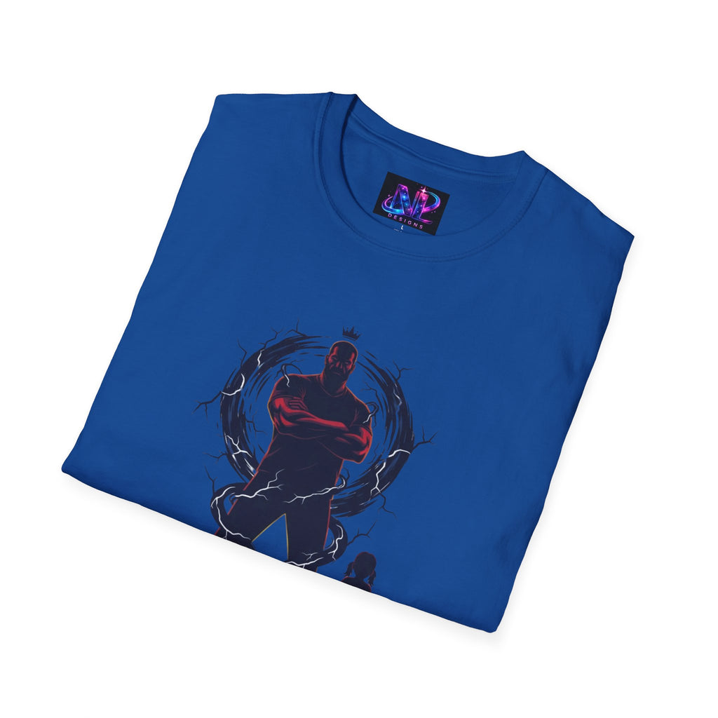 Girl Dad T-Shirt — Father and Daughter Silhouette Graphic Tee