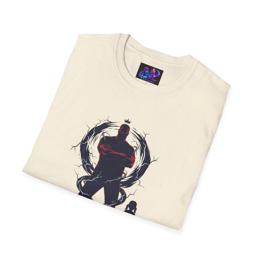 Girl Dad T-Shirt — Father and Daughter Silhouette Graphic Tee
