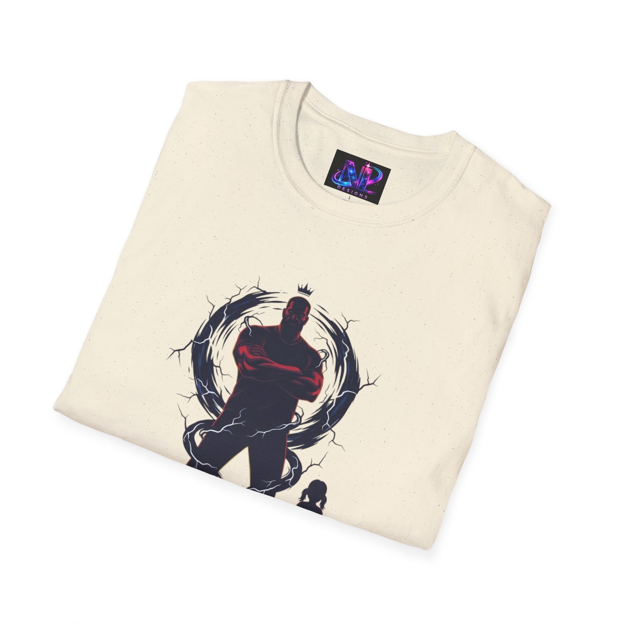 Girl Dad T-Shirt — Father and Daughter Silhouette Graphic Tee