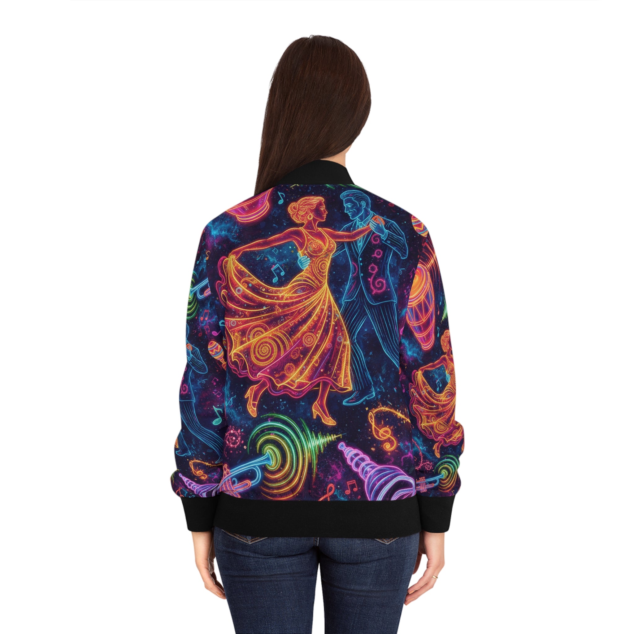 La Música: El Alma de Puerto Rico Bomber Jacket